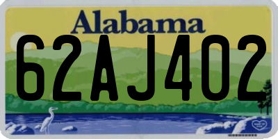 AL license plate 62AJ402