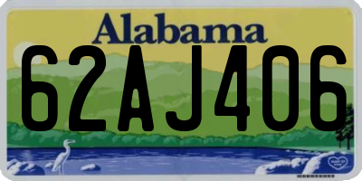 AL license plate 62AJ406