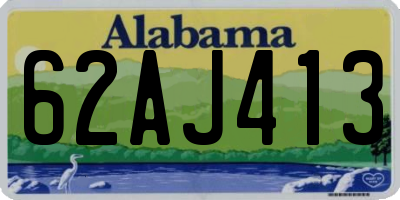 AL license plate 62AJ413