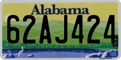 AL license plate 62AJ424