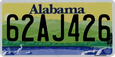 AL license plate 62AJ426