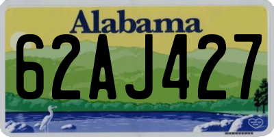AL license plate 62AJ427