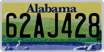 AL license plate 62AJ428