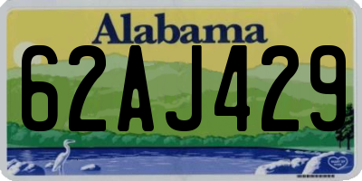 AL license plate 62AJ429