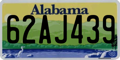 AL license plate 62AJ439
