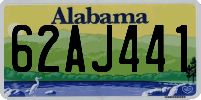AL license plate 62AJ441