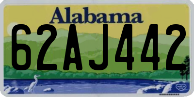 AL license plate 62AJ442