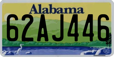 AL license plate 62AJ446