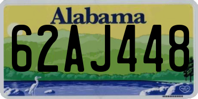 AL license plate 62AJ448