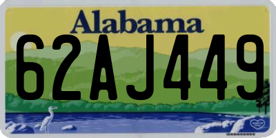 AL license plate 62AJ449