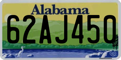 AL license plate 62AJ450