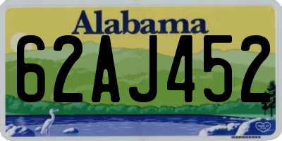 AL license plate 62AJ452