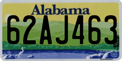 AL license plate 62AJ463