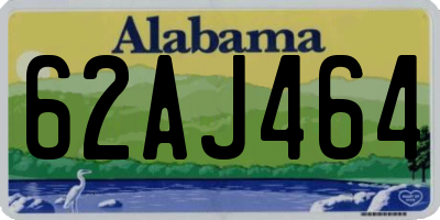 AL license plate 62AJ464