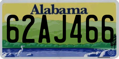 AL license plate 62AJ466