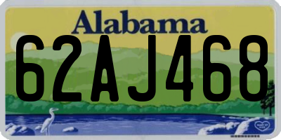AL license plate 62AJ468