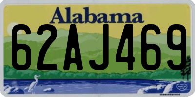 AL license plate 62AJ469