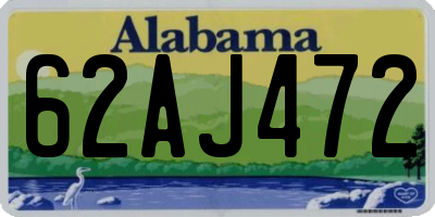 AL license plate 62AJ472