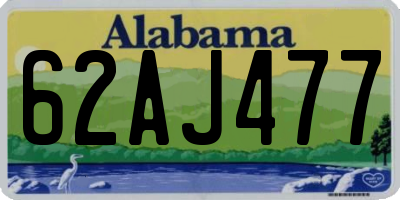AL license plate 62AJ477