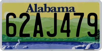 AL license plate 62AJ479