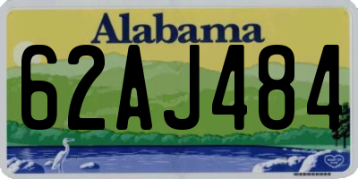 AL license plate 62AJ484
