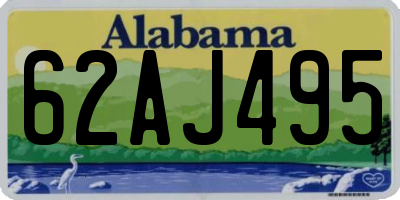 AL license plate 62AJ495