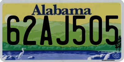 AL license plate 62AJ505