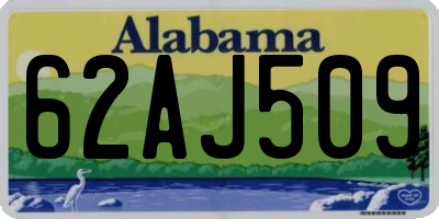 AL license plate 62AJ509