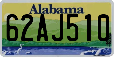 AL license plate 62AJ510