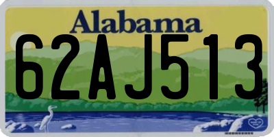 AL license plate 62AJ513