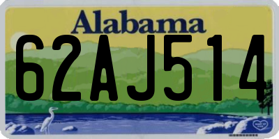 AL license plate 62AJ514
