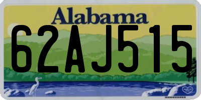 AL license plate 62AJ515