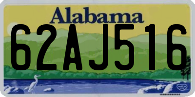 AL license plate 62AJ516