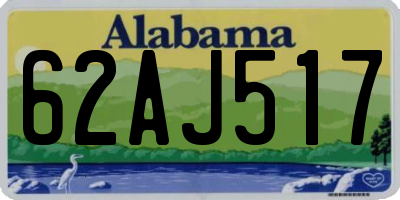 AL license plate 62AJ517