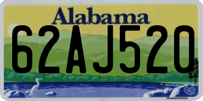 AL license plate 62AJ520