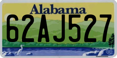 AL license plate 62AJ527