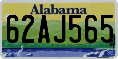 AL license plate 62AJ565