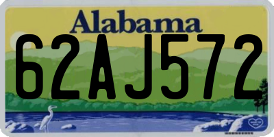 AL license plate 62AJ572