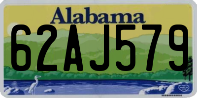 AL license plate 62AJ579