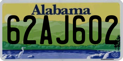 AL license plate 62AJ602