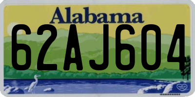 AL license plate 62AJ604