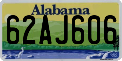 AL license plate 62AJ606