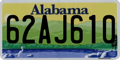 AL license plate 62AJ610