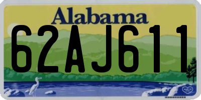AL license plate 62AJ611