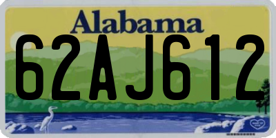 AL license plate 62AJ612