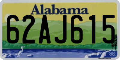 AL license plate 62AJ615