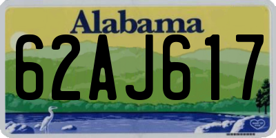AL license plate 62AJ617