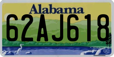 AL license plate 62AJ618