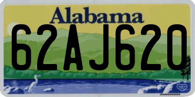 AL license plate 62AJ620