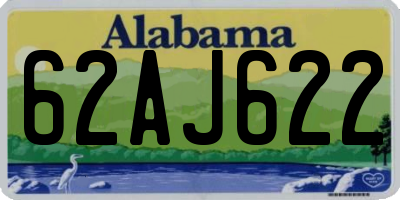 AL license plate 62AJ622